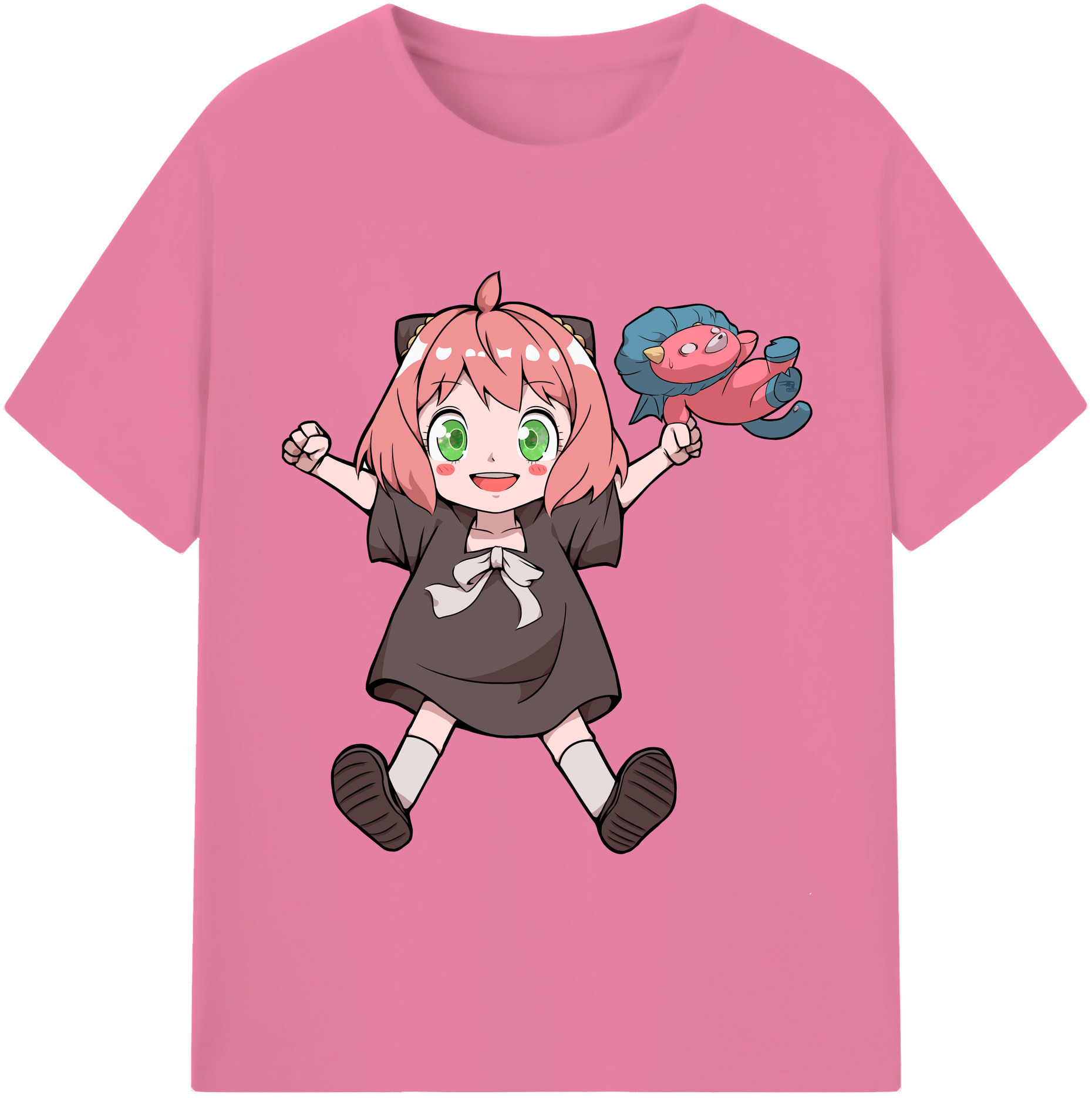 （画像用） SPY×FAMILY间谍家家酒 綿100％半袖Tシャツ（フロントプリント）